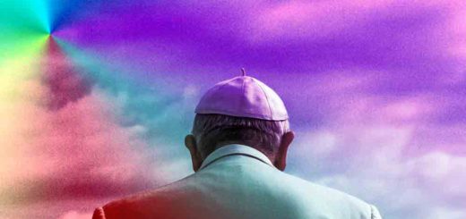 Der Papst im Bannkreis des Regenbogens