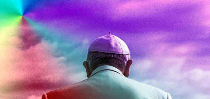 Der Papst im Bannkreis des Regenbogens